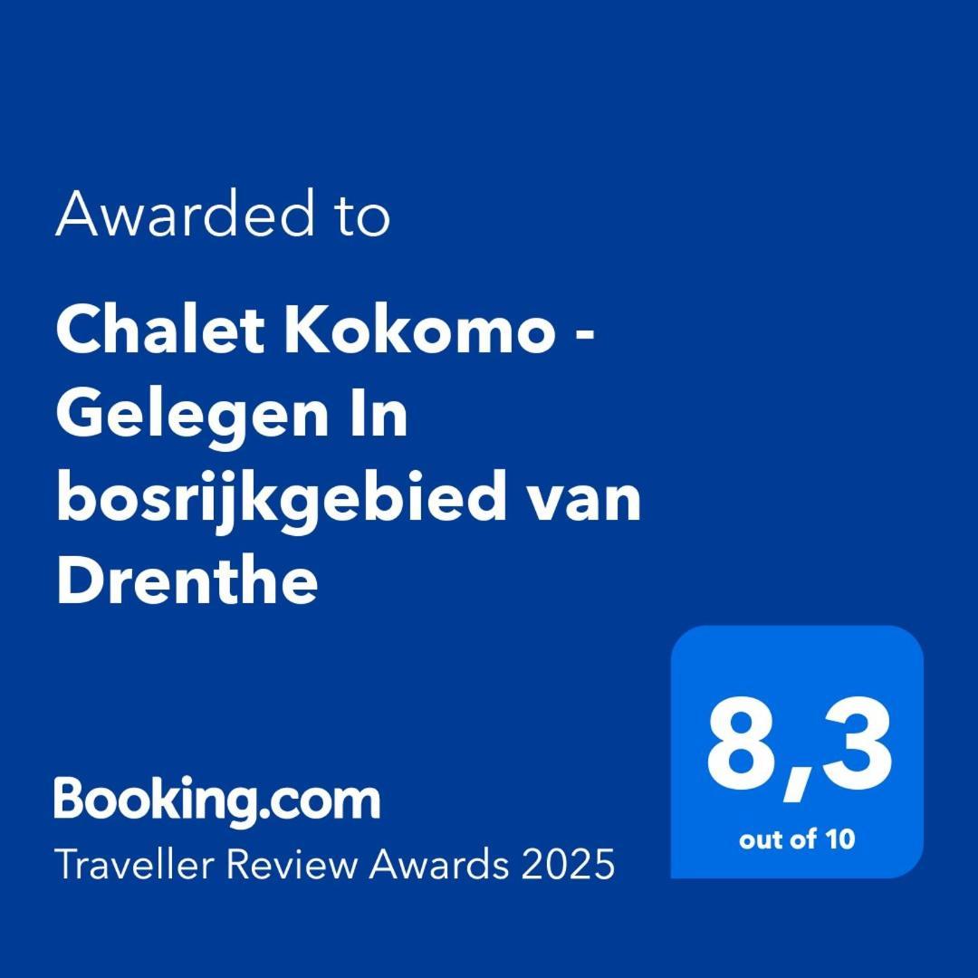 Chalet Kokomo - Gelegen In Bosrijkgebied Van Drenthe 에젝트 외부 사진